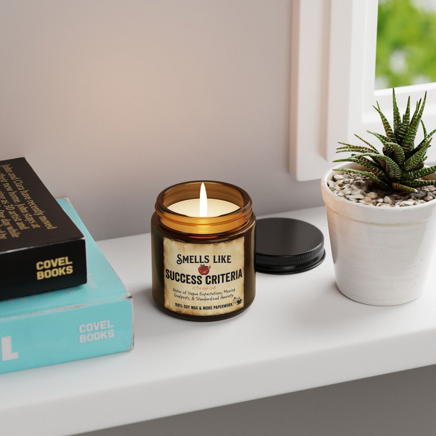 "When the Rubric Wasn't Clear, But the Audacity Was"Scented Soy Candle —