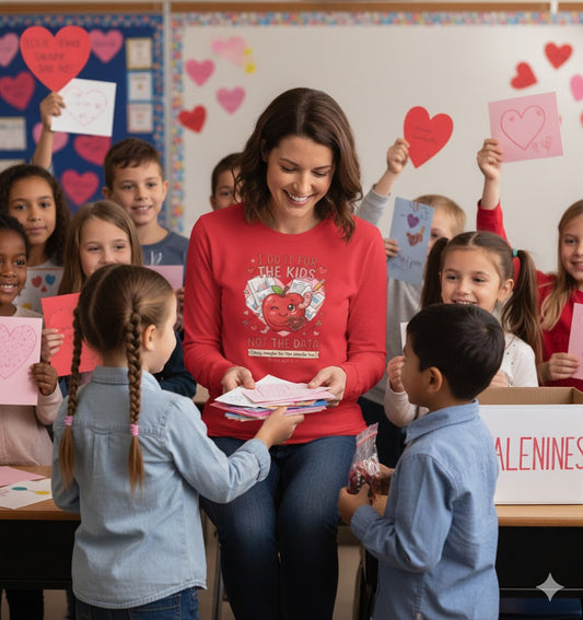 I Do It for the Kids Not the Data Long Sleeve Tee