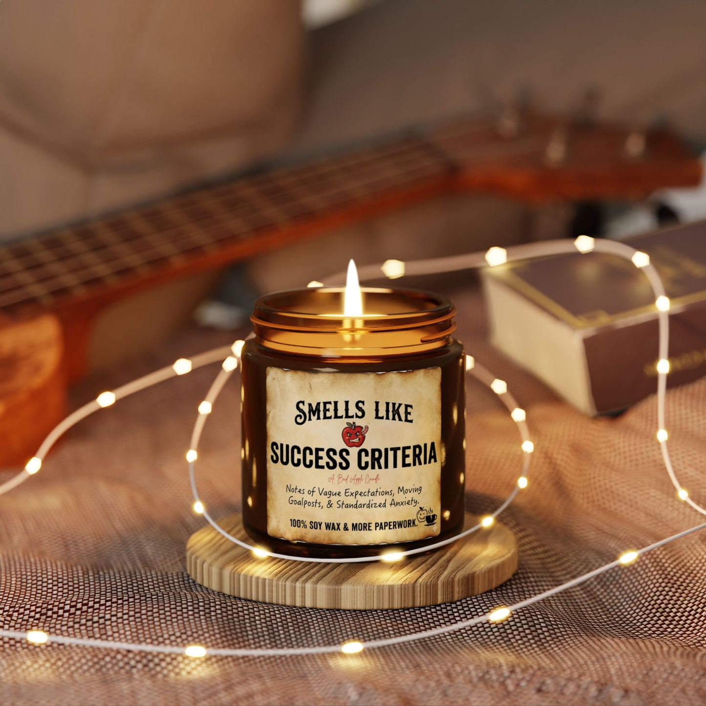 "When the Rubric Wasn't Clear, But the Audacity Was"Scented Soy Candle —